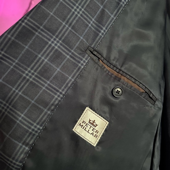 Peter Miller Blazer Sport coat Gorgeous !!!Suit Jacket Plaid LIKE NEW!!! - Picture 10 of 16